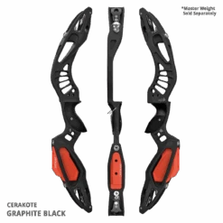 Mybo MYKAN 25" Barebow Riser 2024 -Kinetic Sales Store mykan graphite black 852619