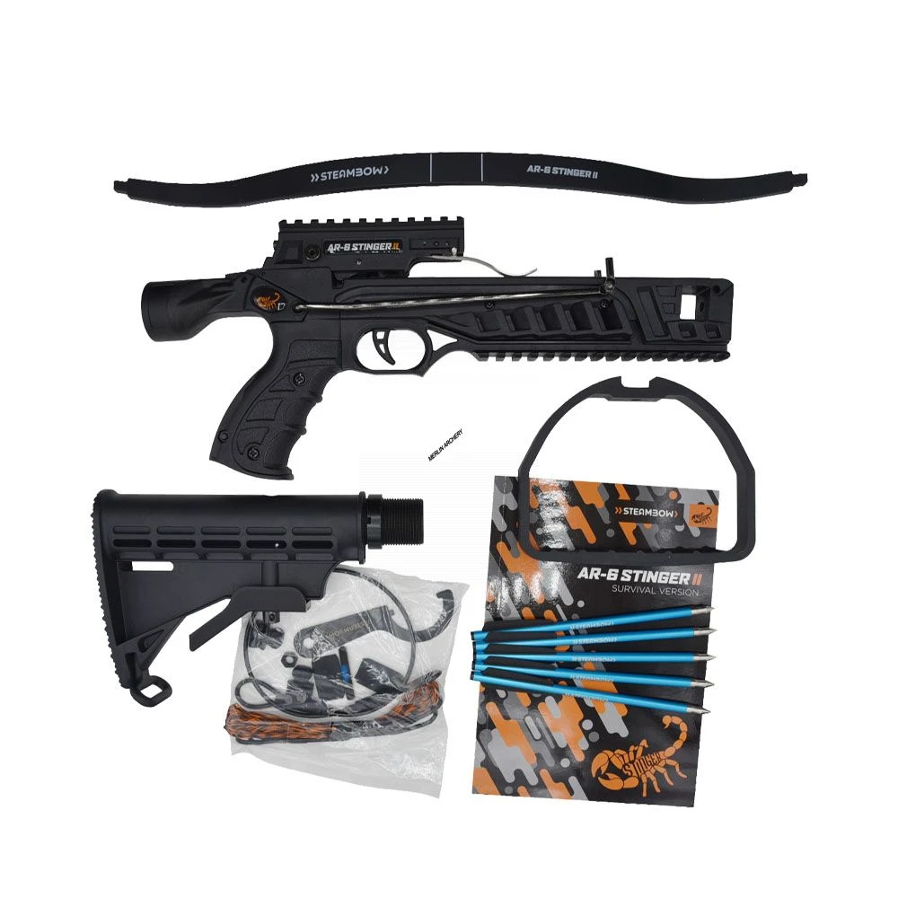 Steambow AR-6 Stinger 2 Survival Crossbow - Black 3 Steambow AR-6 Stinger 2 Survival Crossbow - Black